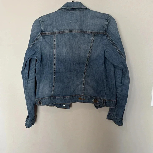 Kut from the Kloth Jean Jacket Amelia Women’s Size Small Blue Short Denim Active - Picture 10 of 12